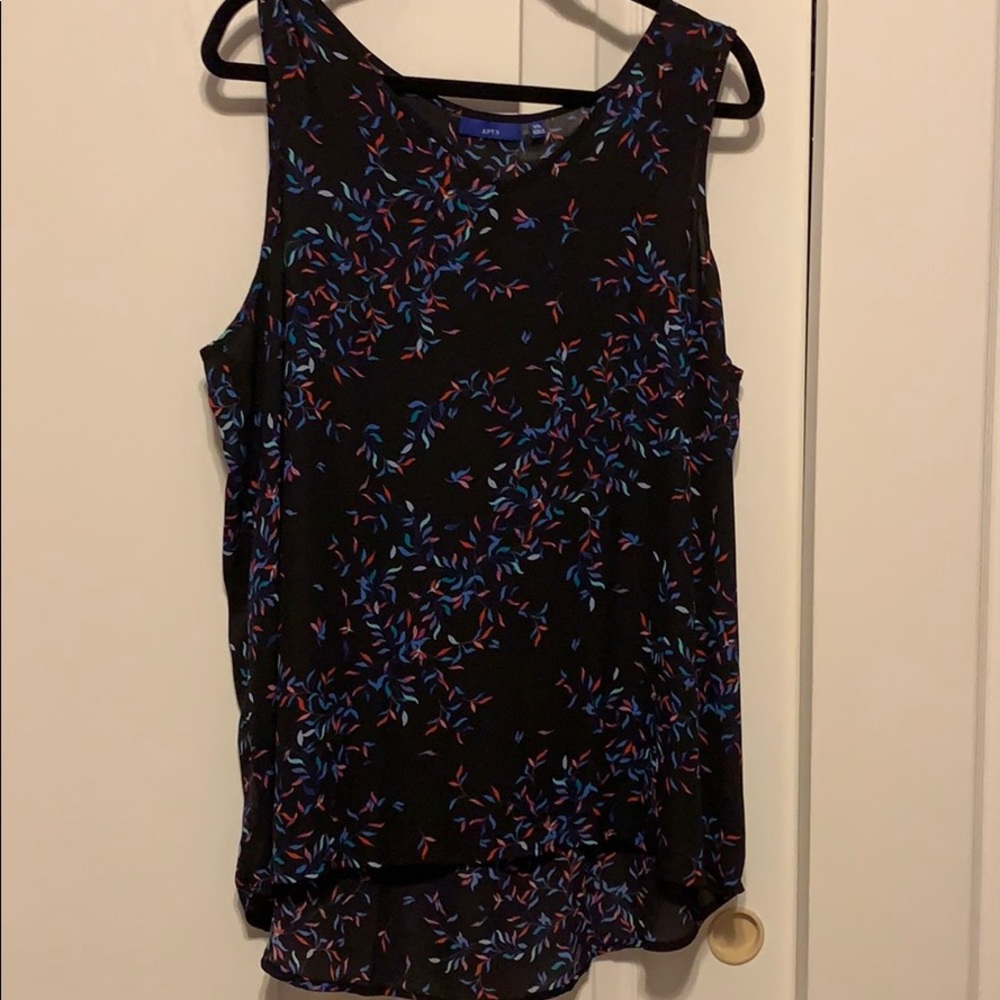 Apt 9 printed tank top
